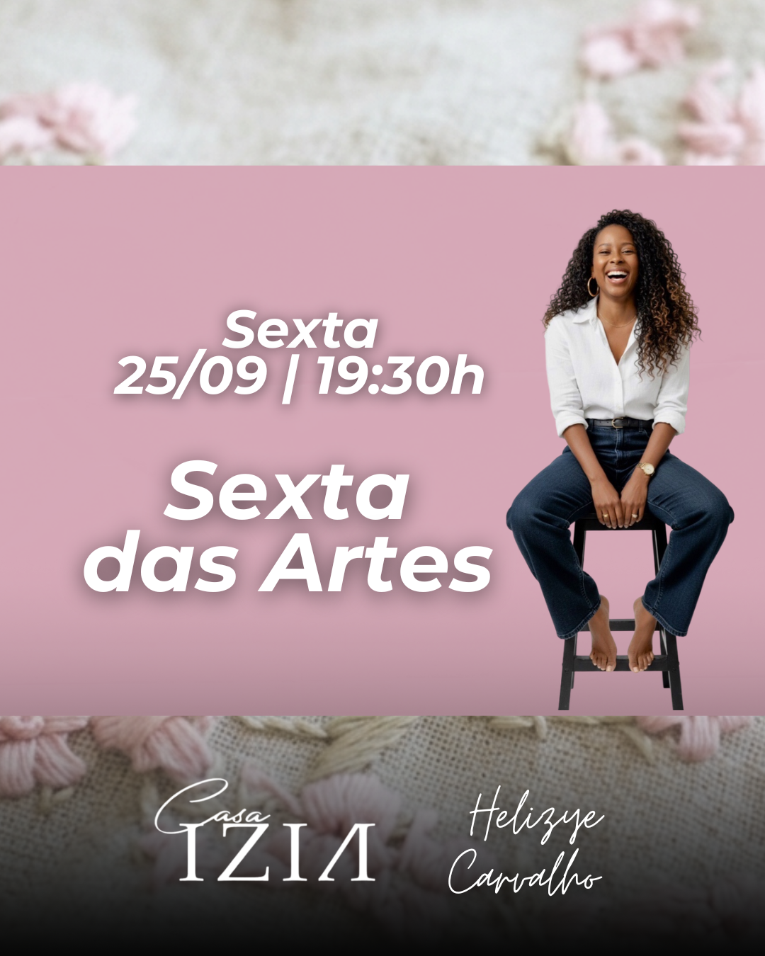 Capa da atividade Sexta das Artes